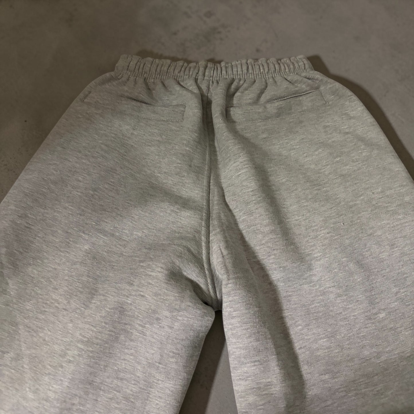 Straight leg Pearl grey joggers