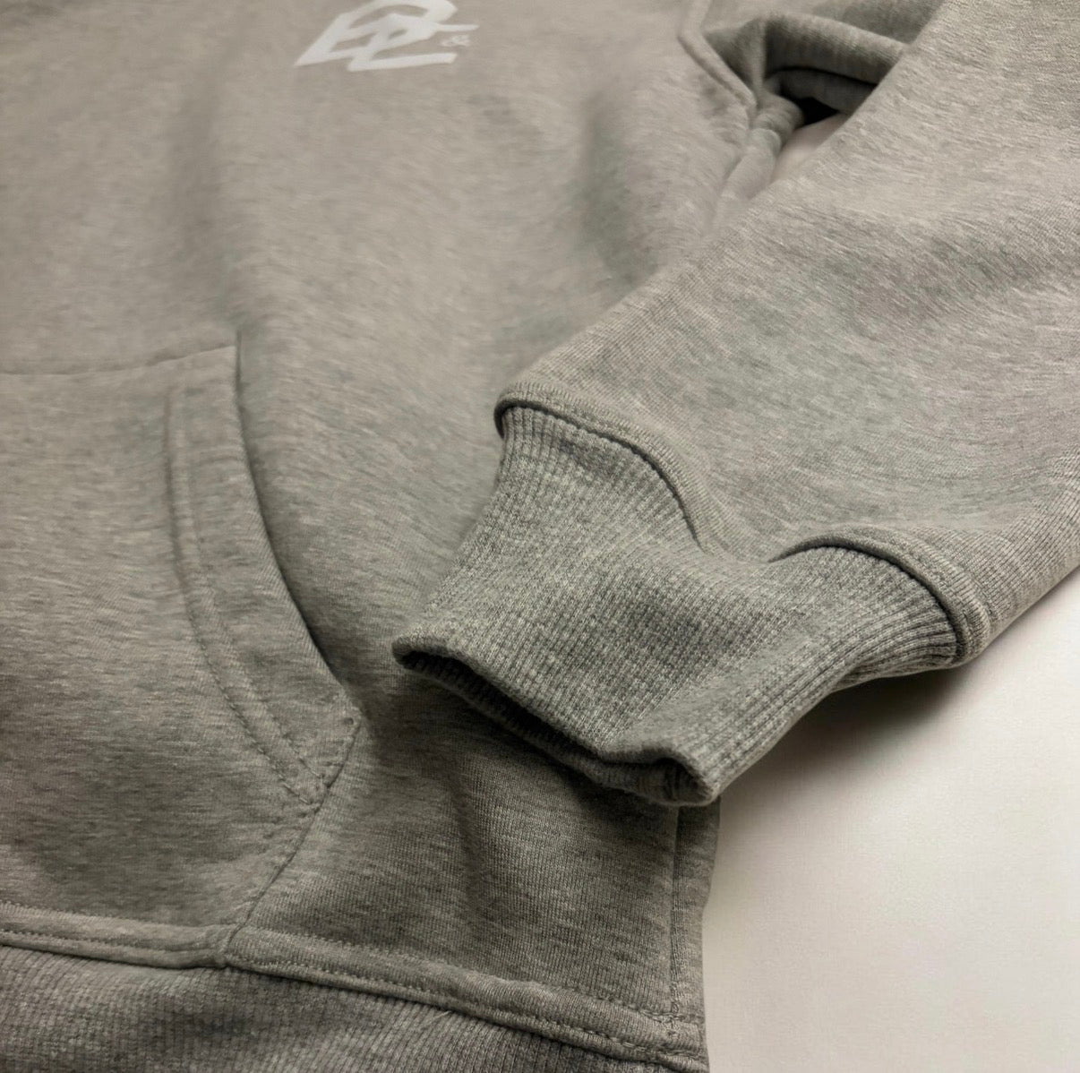 Heavyweight oversized grey hoodie