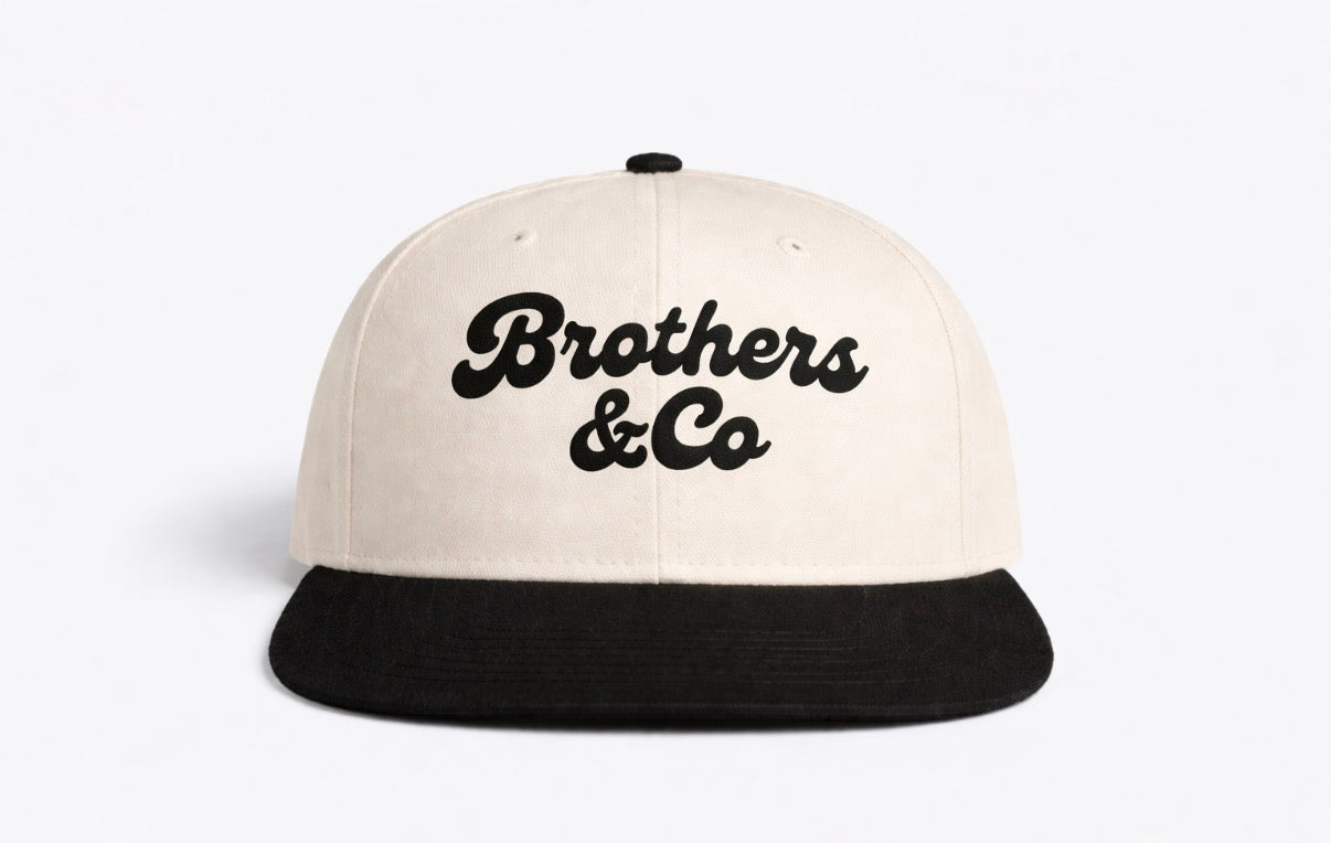 Two tone cap Brothers&Co signature logo