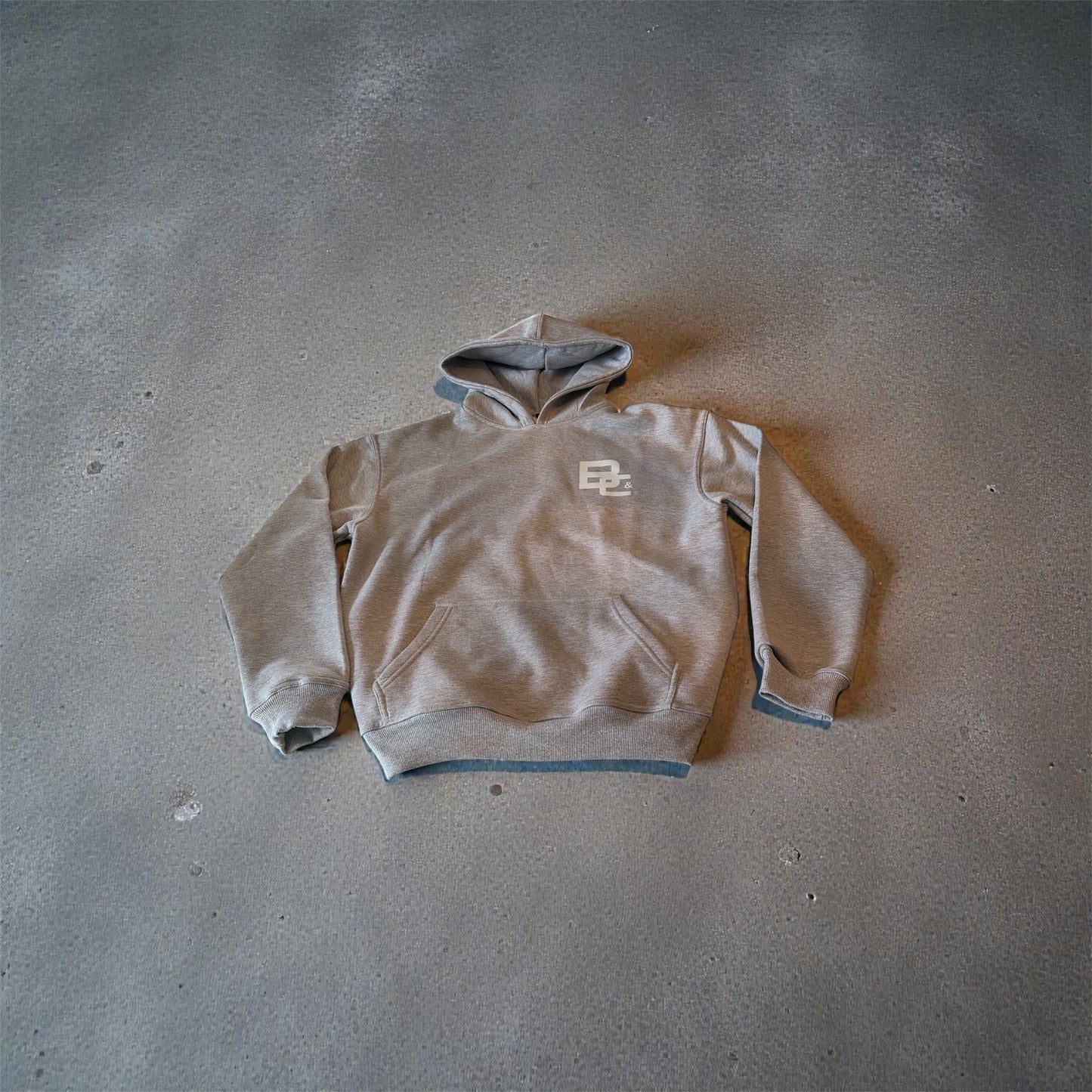 Heavyweight oversized grey hoodie