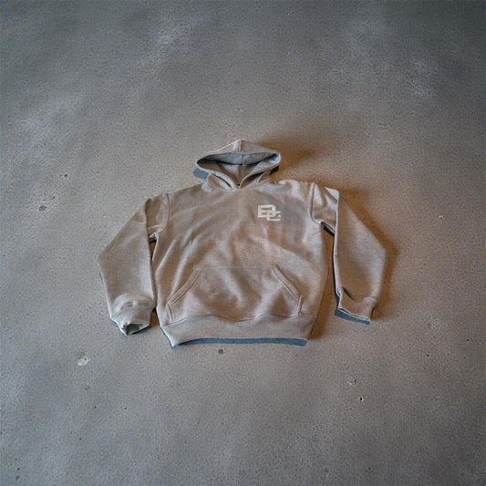 Heavyweight oversized grey hoodie